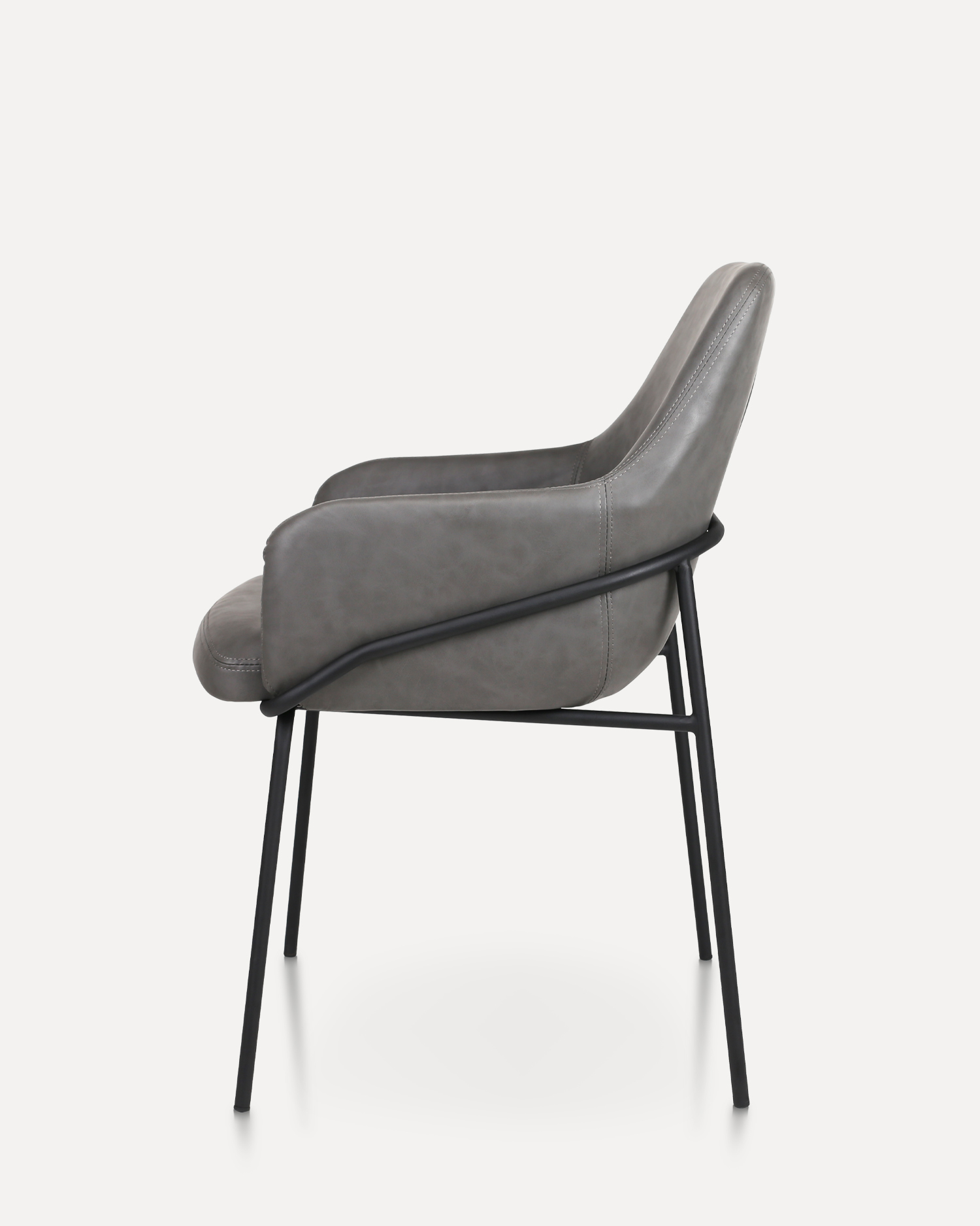 বাহু দিয়ে চামড়া ডাইনিং চেয়ার বাহু দিয়ে চামড়া ডাইনিং চেয়ার