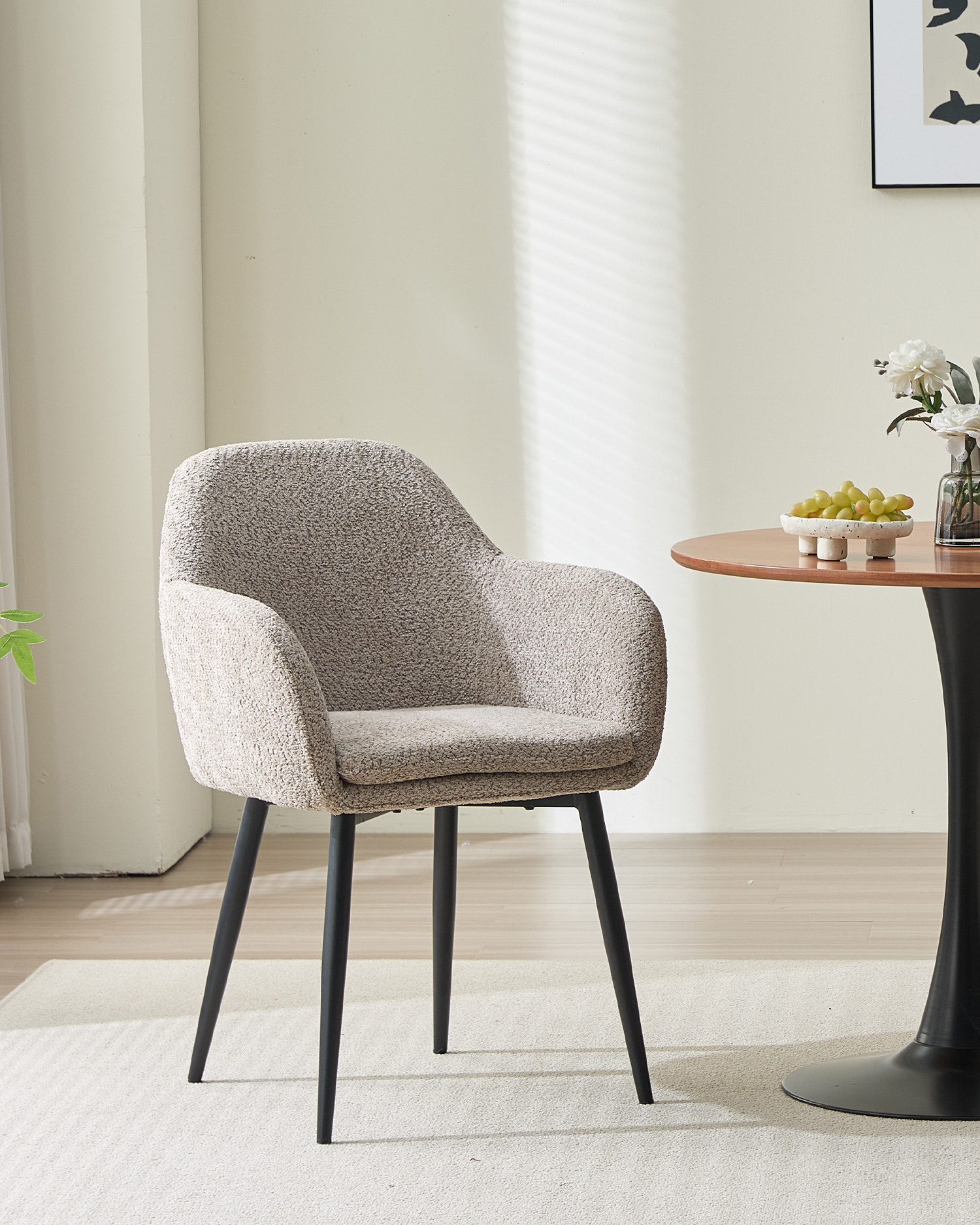 নরম গৃহসজ্জার ডাইনিং চেয়ার নরম গৃহসজ্জার ডাইনিং চেয়ার