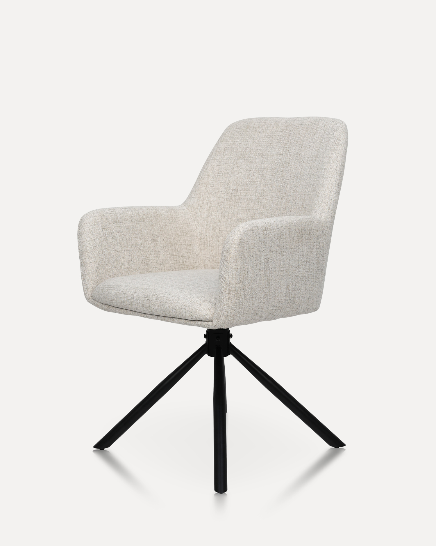 সুইভেল ফ্যাব্রিক ডাইনিং চেয়ার