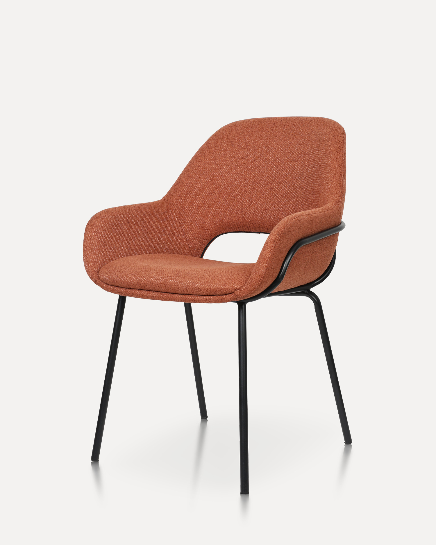 ধাতব বেস ডাইনিং চেয়ার