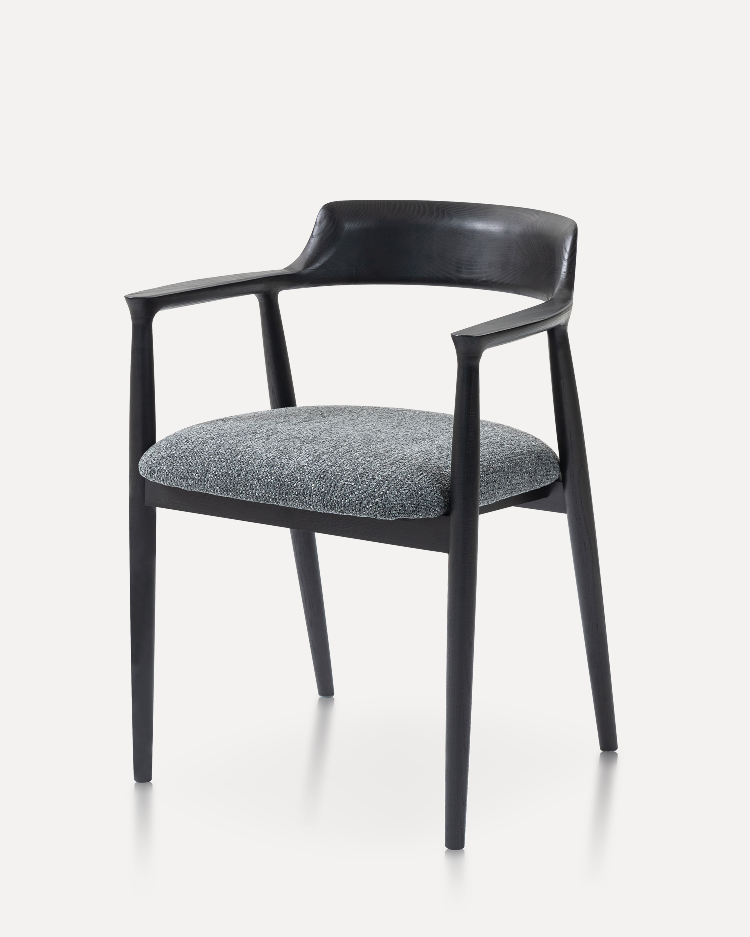 মিনিমালিস্ট আর্মরেস্ট কাঠের চেয়ার