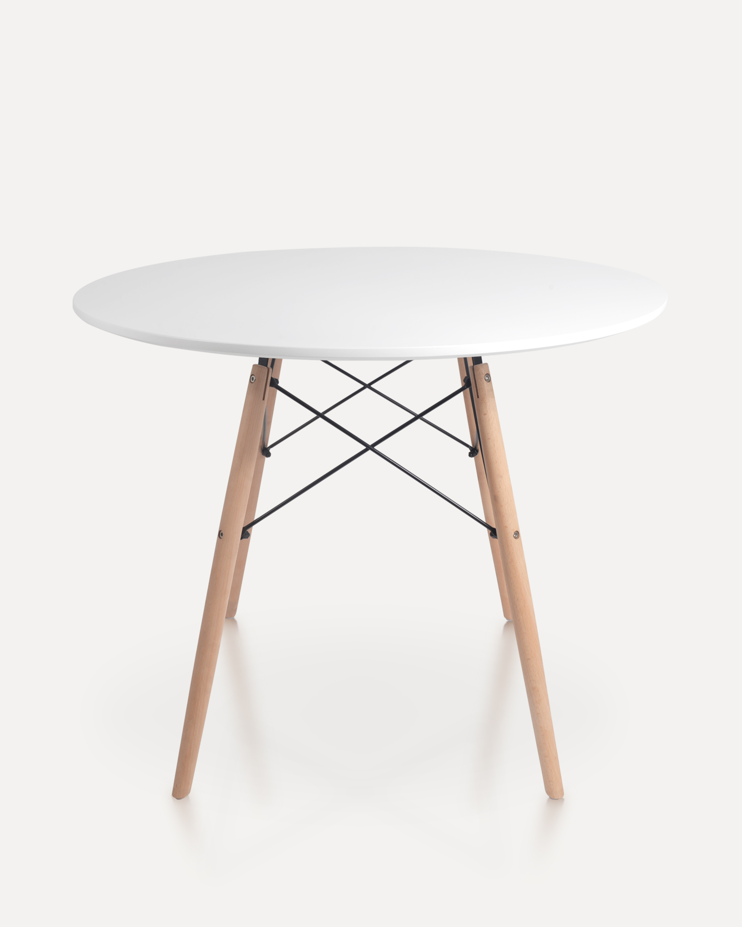 নর্ডিক বৃত্তাকার কাঠের ডাইনিং টেবিল নর্ডিক বৃত্তাকার কাঠের ডাইনিং টেবিল