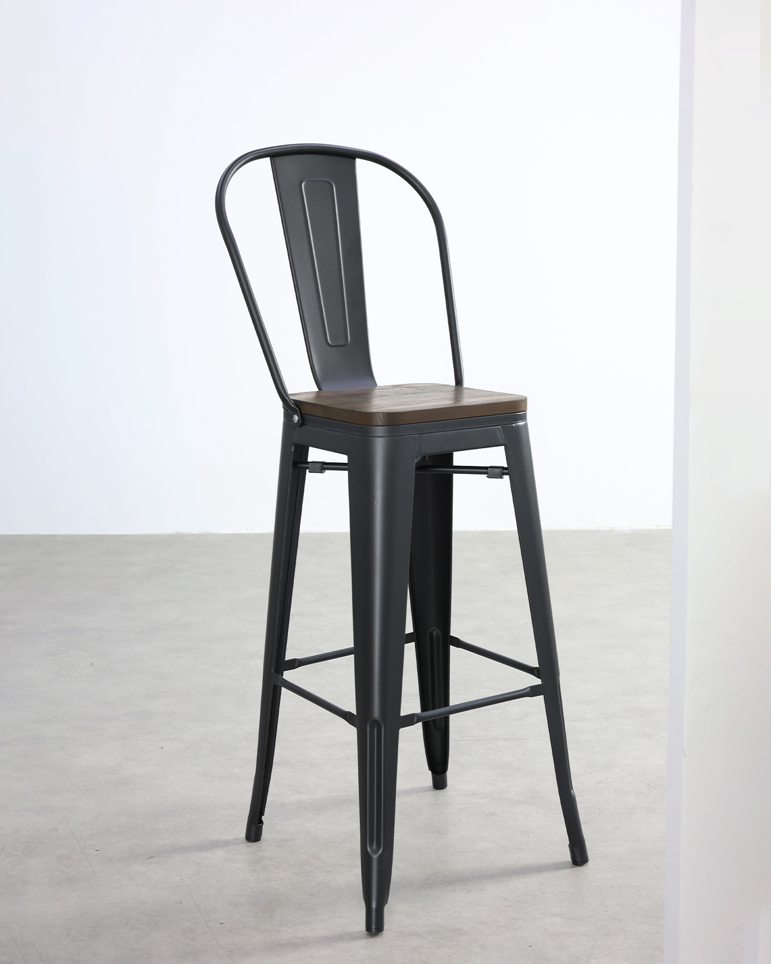 রেট্রো ব্ল্যাক ডাইনিং ডিজাইনের চেয়ার রেট্রো ব্ল্যাক ডাইনিং ডিজাইনের চেয়ার