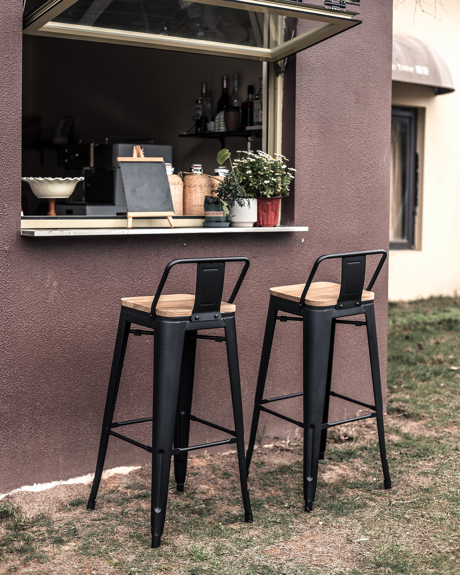 দেহাতি প্যাটিও ডিজাইনের চেয়ার দেহাতি প্যাটিও ডিজাইনের চেয়ার